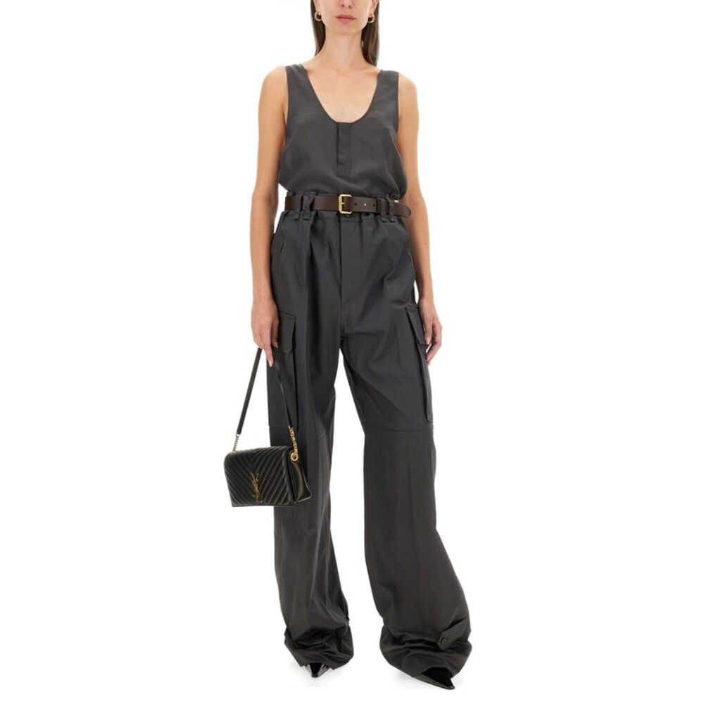 Saint Laurent Women Tank Top "Henley" - Picture 2 of 5
